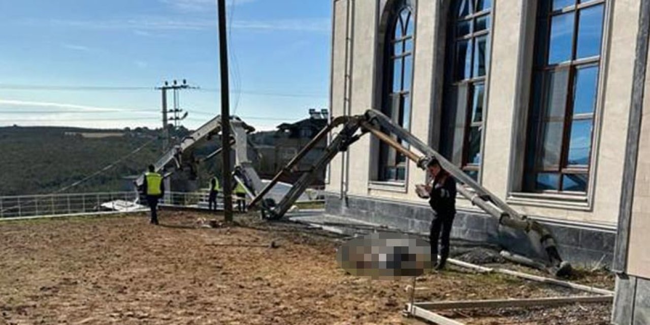 Beton Pompasının Hortumundaki Demir Kısmın Başına Çarptığı İşçi Öldü