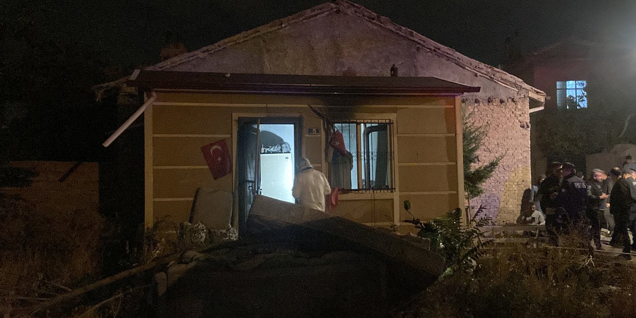 Prefabrik Evde Çıkan Yangında Öldü