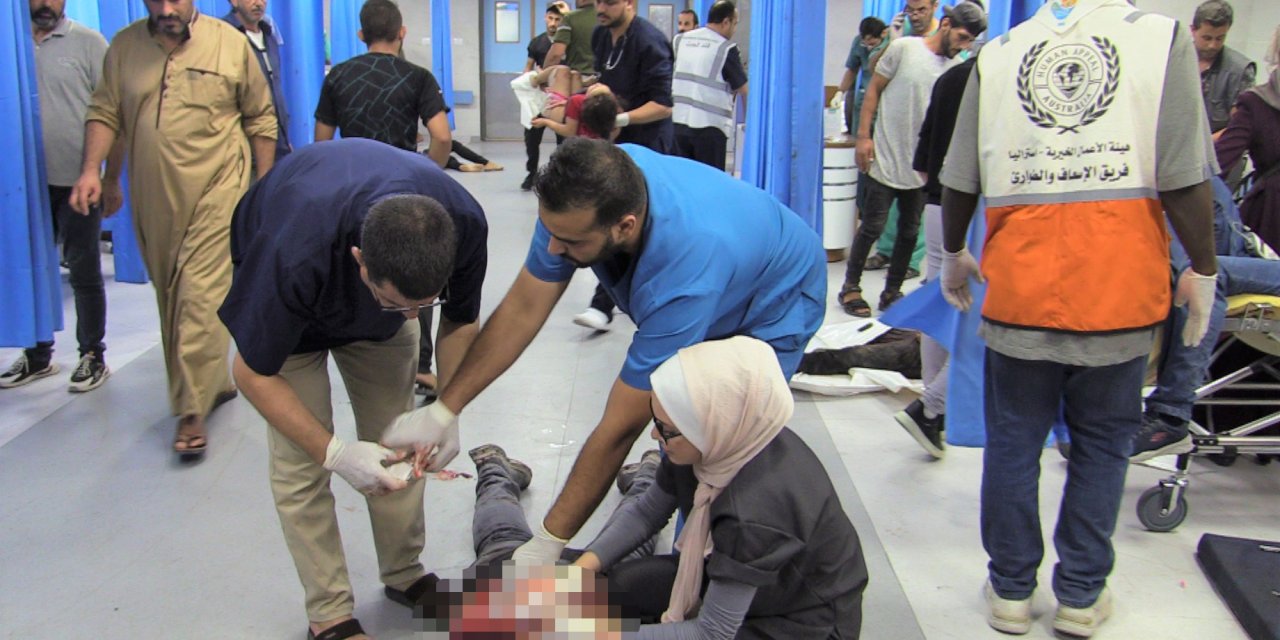 Filistin Sağlık Bakanlığı’ndan Hastane Saldırısına Yönelik Açıklama