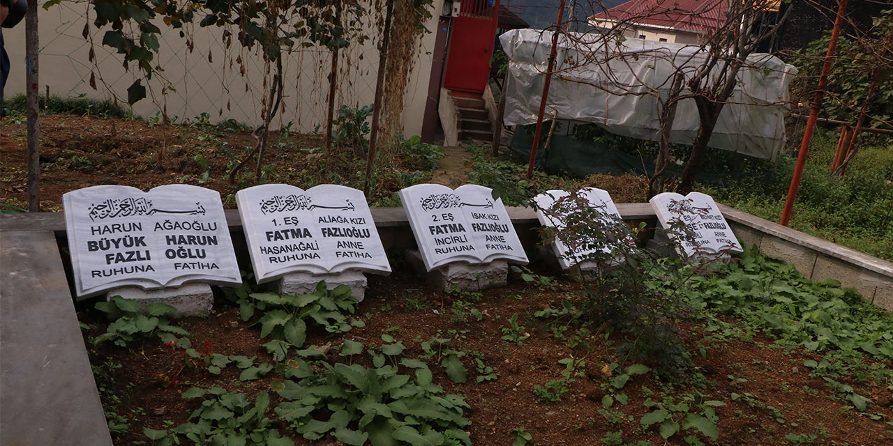 Rize’de dikkat çeken mezarların ilginç hikayesi