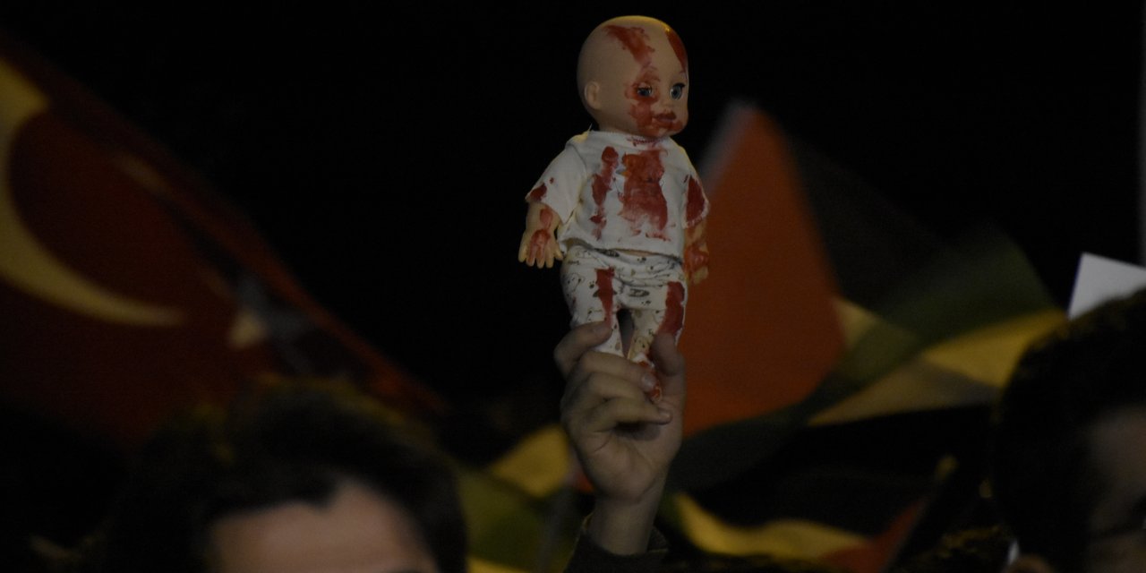 İsrail'in Gazze'ye Yönelik Saldırıları Abd İstanbul Başkonsolosluğu Önünde Protesto Edildi