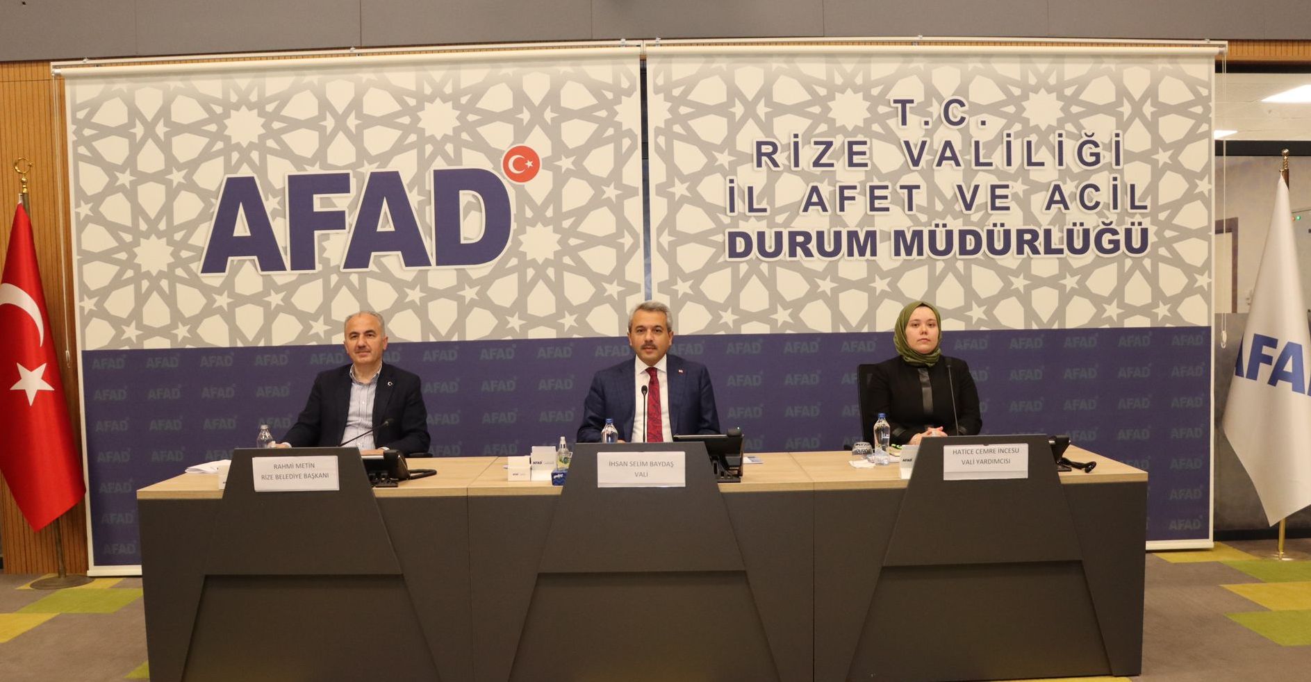Rize Valisi Baydaş: 2023 Yılı 3. çeyreğinde 335 proje ve iş yürütüldü