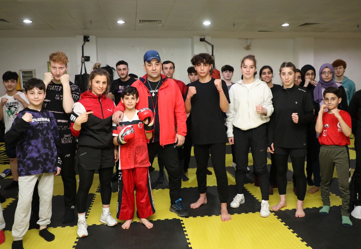 Türkiye şampiyonu depremzede sporcular çalışmalarını Rize'de sürdürüyor