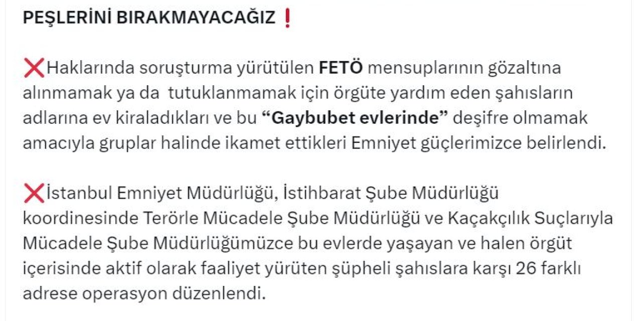 İstanbul'da Fetö Operasyonu: 21 Gözaltı