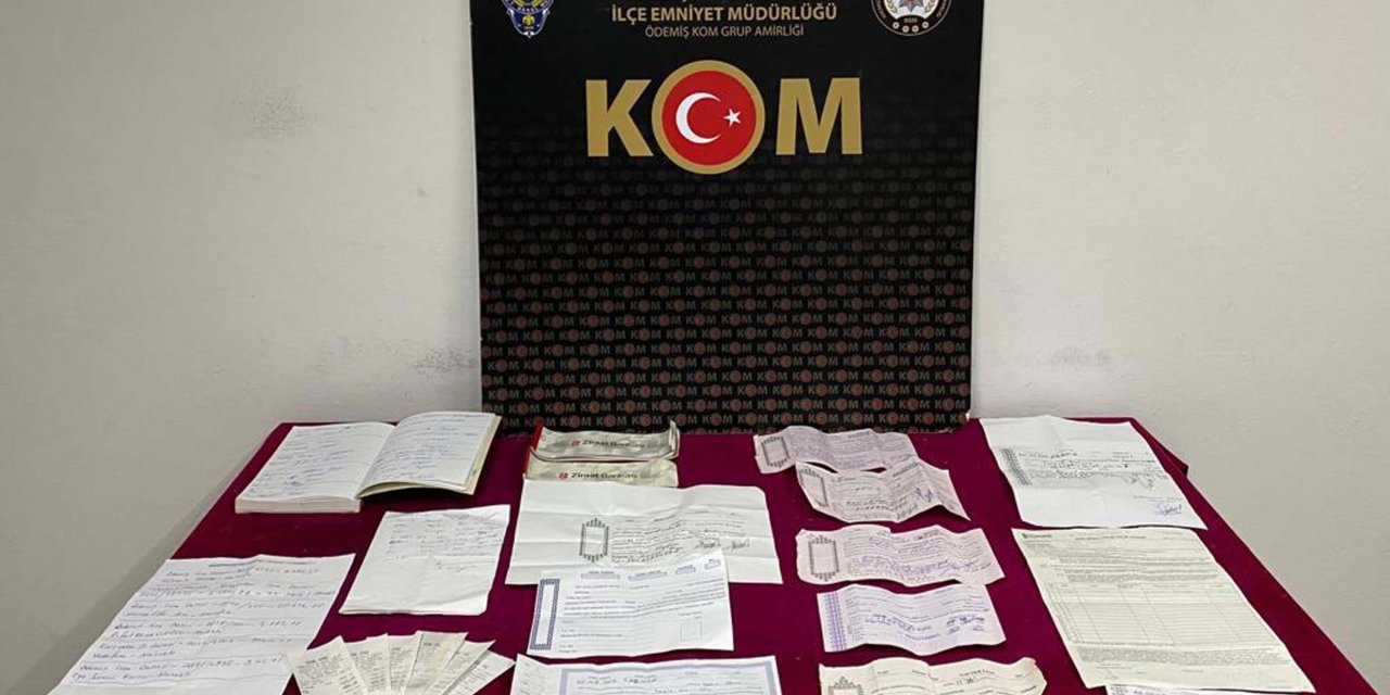 Ödemiş'te Tefecilik Operasyonu; 6 Gözaltı