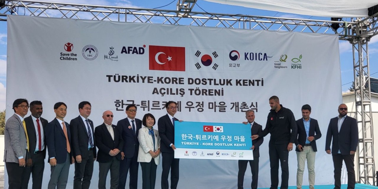 Hatay'da Kurulan 'Kore-türkiye Dostluk Kenti' Açıldı