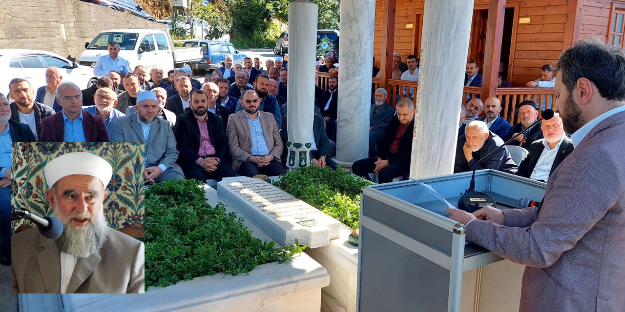 Zavendikli Mustafa Hoca Rize'de Kabri Başında Anıldı
