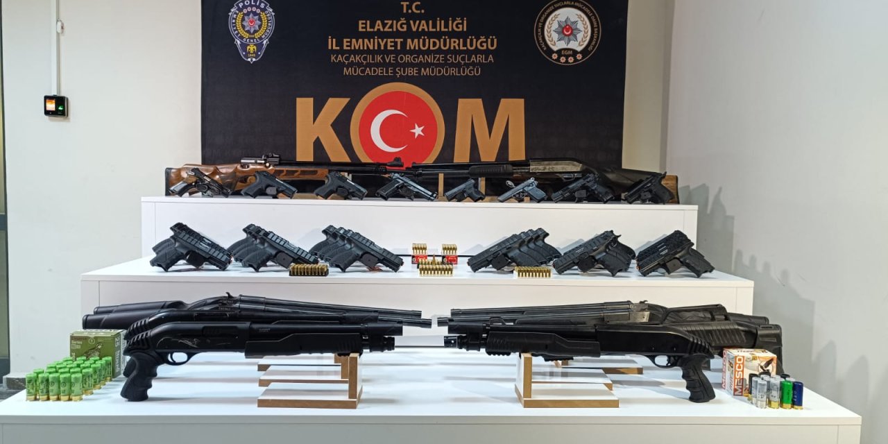 Elazığ'da Silah Kaçakçılığı Operasyonunda 3 Gözaltı