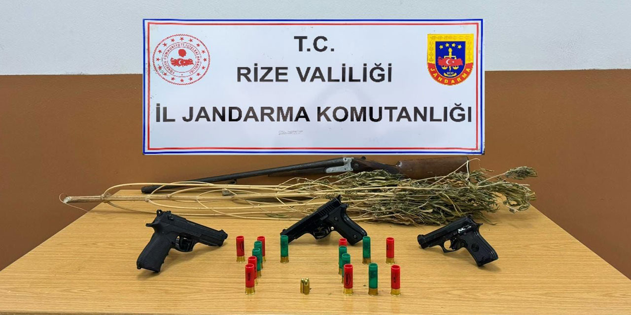 Rize'de jandarma operasyonlarında 6 kişi tutuklandı