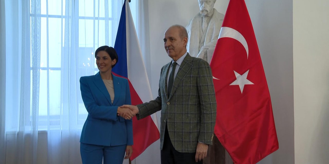 Tbmm Başkanı Kurtulmuş, Çek Mevkidaşı Adamova İle Görüştü