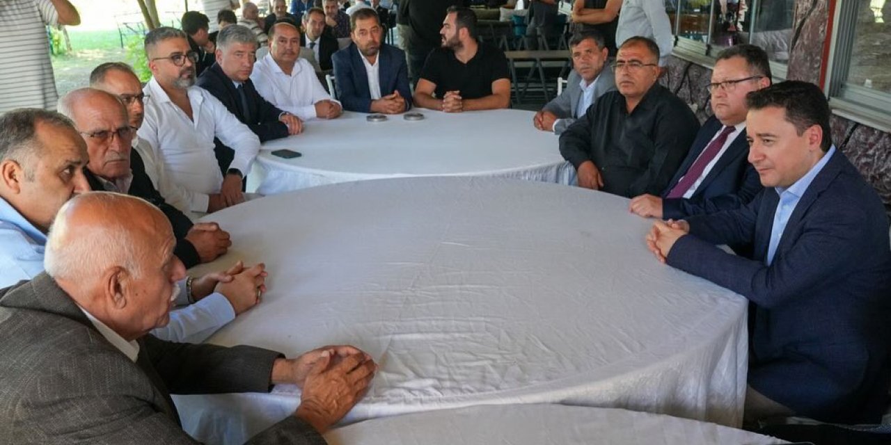 Deva Partisi Lideri Ali Babacan, Hatay'da Konuştu