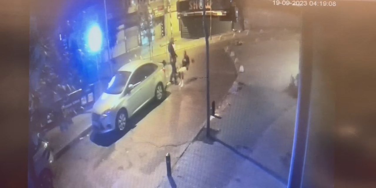 Şişli'de Hastanelik Eden Tokat Kamerada