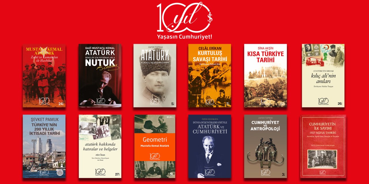 Türkiye İş Bankası Kültür Yayınları’ndan Cumhuriyetin 100. Yılına Özel Seri