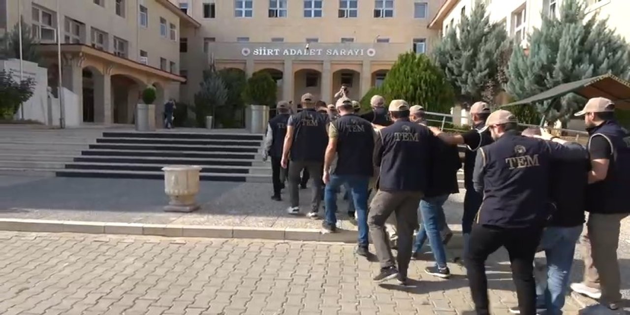 Siirt’te Eylem Hazırlığındaki Terörist İle 12 Şüpheli Tutuklandı