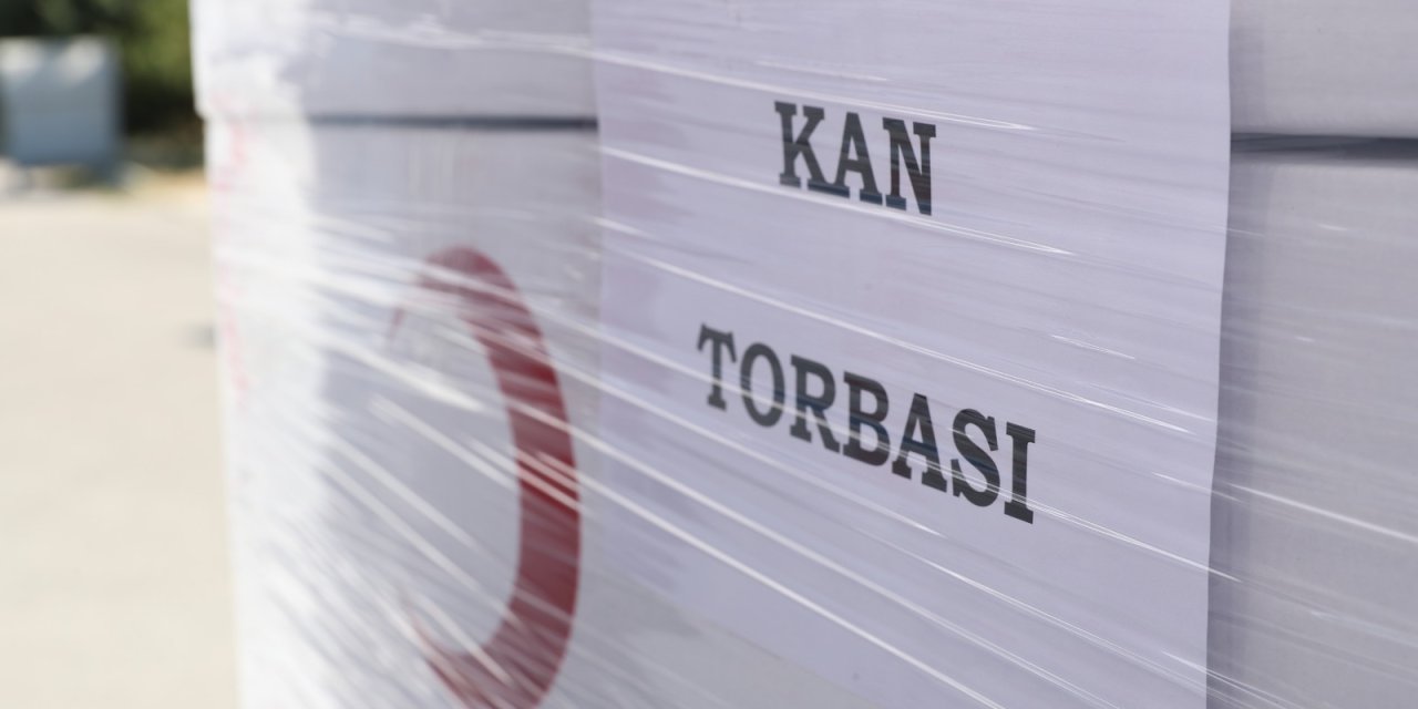 Kızılay’dan Gazze’ye Kan Torbası Desteği