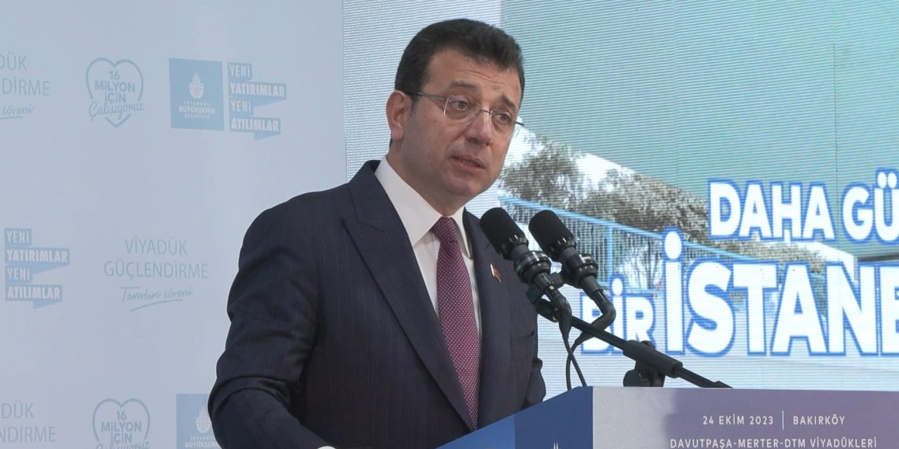 İbb Başkanı İmamoğlu: Deprem Konusunda İstanbul'un Kanuna Bile İhtiyacı Var