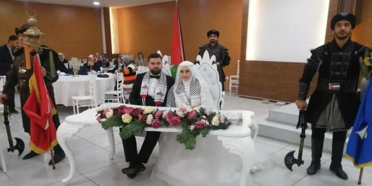 Düğün takılarını Filistin halkına bağışlayacaklar