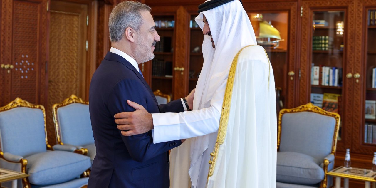 Bakan Fidan, Katar Emiri Şeyh Al Sani İle Görüştü