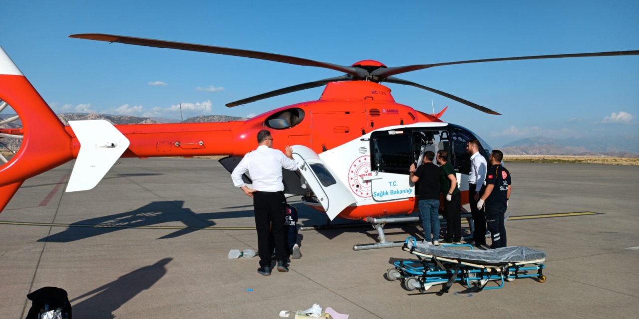 Ambulans Helikopter, 4'üncü Kattan Düşen Baran İçin Havalandı