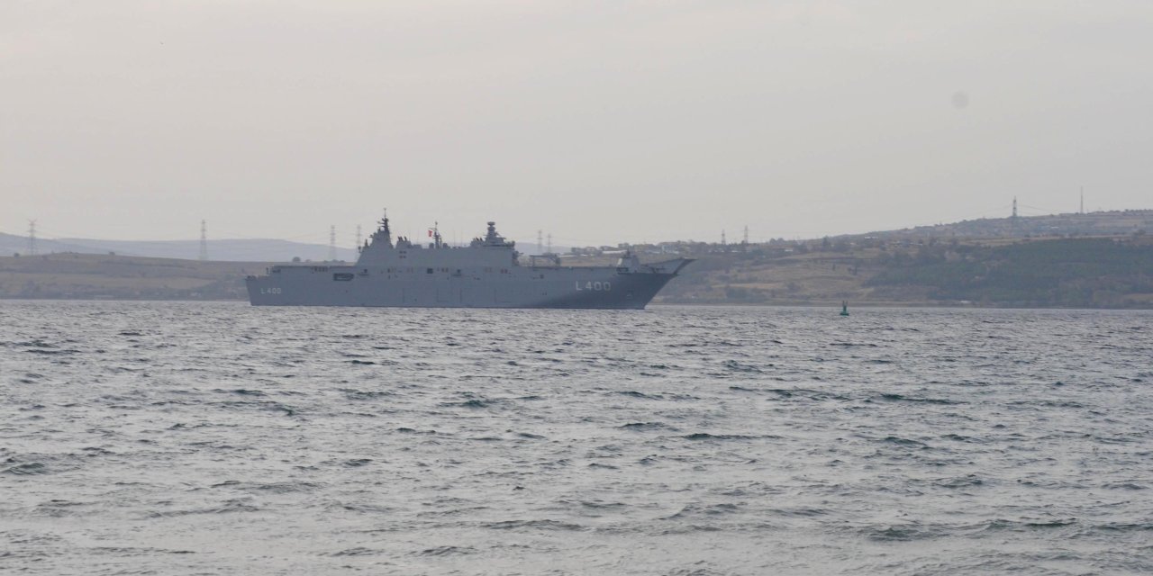 Tcg Anadolu, Çanakkale Boğazı'ndan Geçti (2)