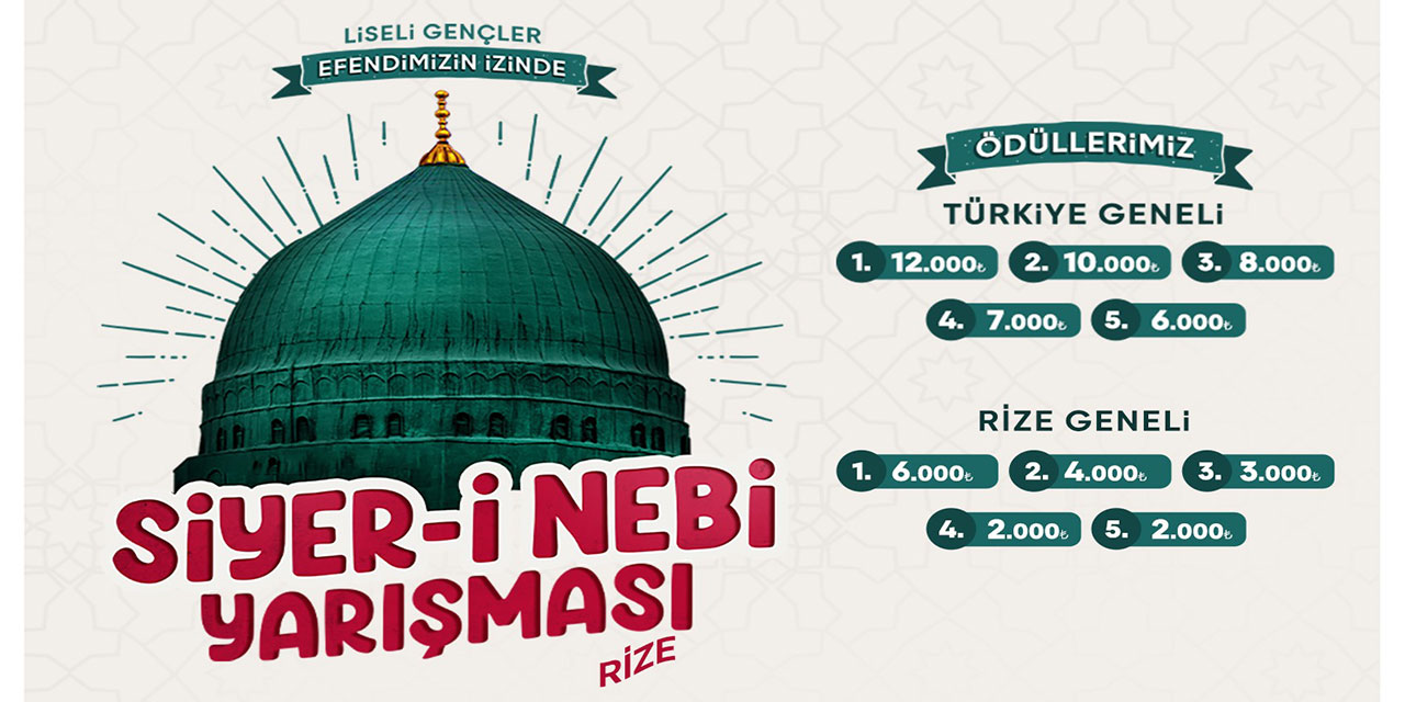 Siyer-i Nebi Bilgi Yarışması'nın başvuruları devam ediyor