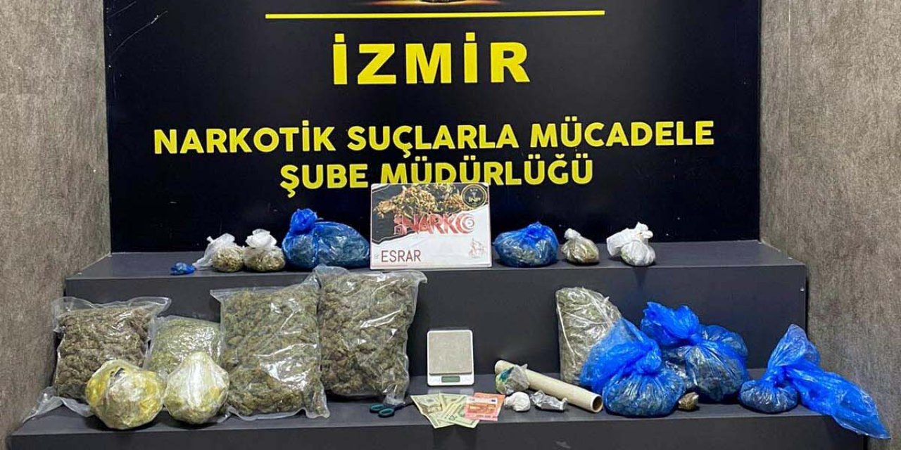 İzmir'de 12 Kilo Esrar Ele Geçirildi