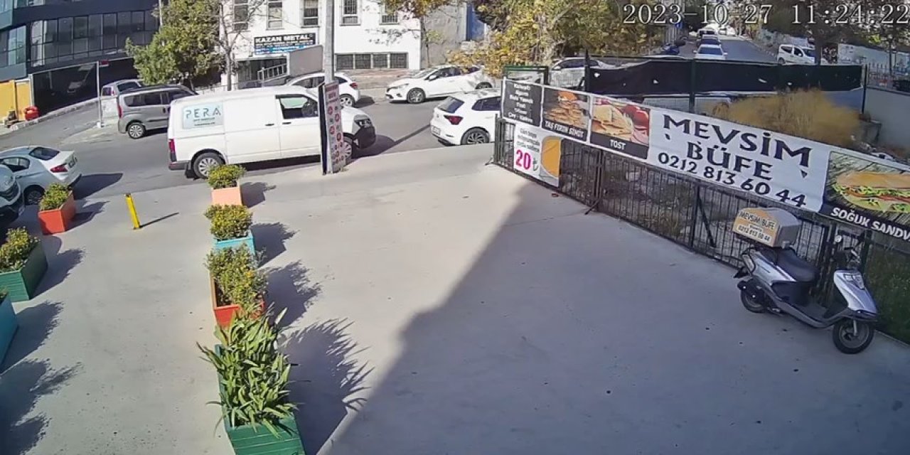 Bağcılar'da İş Yerinde Patlama Anı Kamerada