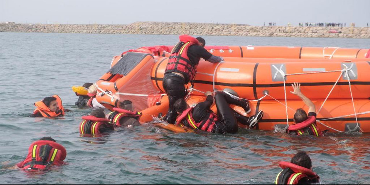 OGU Havalimanı’nda, Denize Acil İniş Yapan Uçağa Müdahale Tatbikatı
