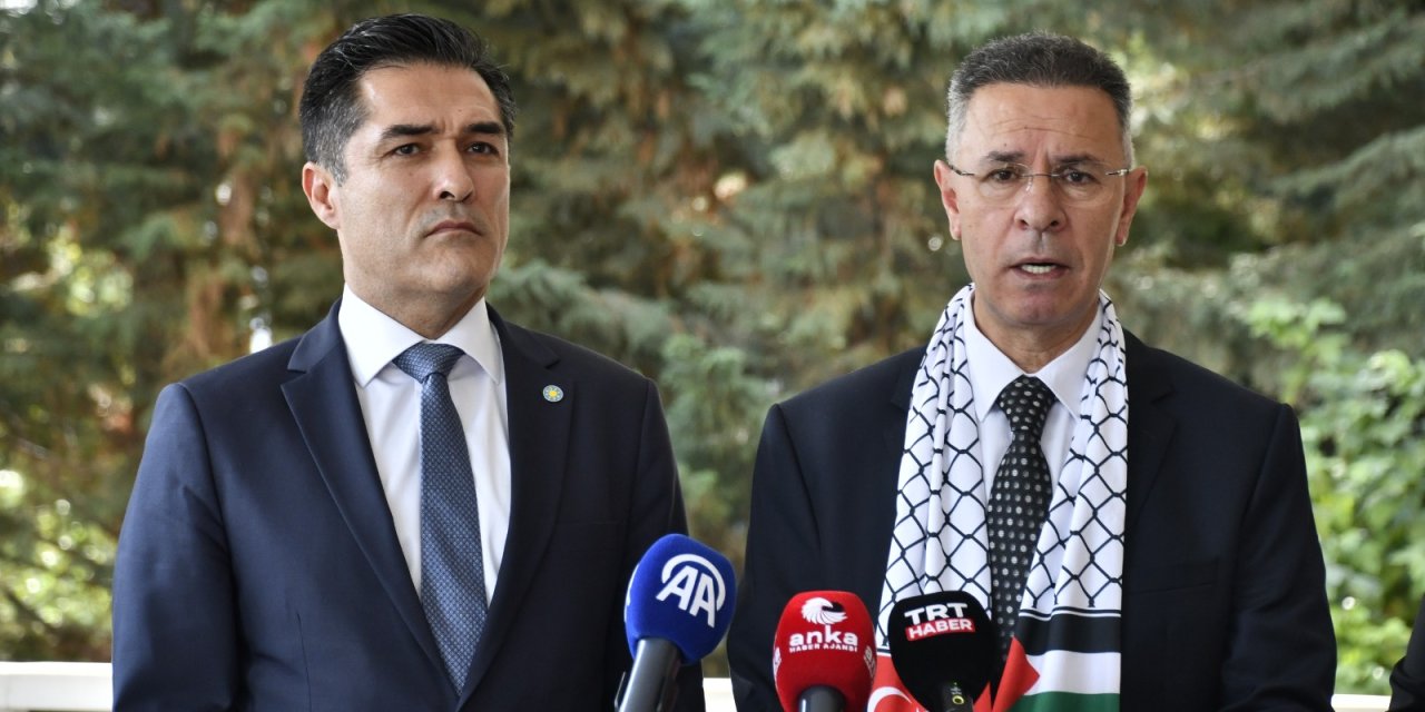 İyi Parti'den Filistin Büyükelçiliği'ne Destek Ziyareti