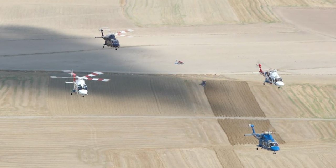 Atak Ve Gökbey Helikopterlerinden 100'üncü Yıl Uçuşu