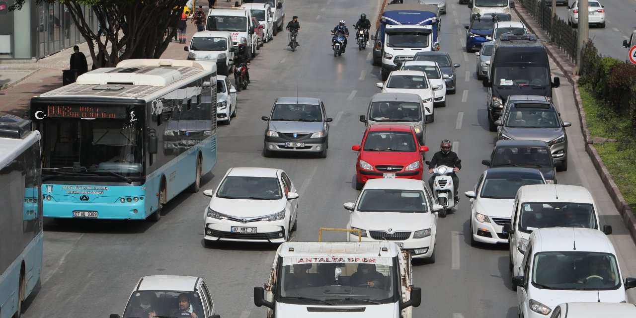 Antalya'da 6,5 Kişiye 1 Motosiklet