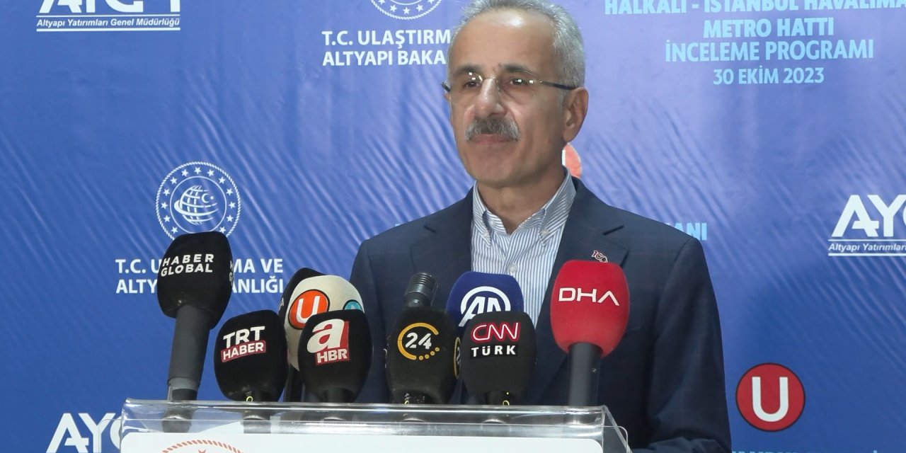Bakan Uraloğlu Halkalı-istanbul Havalimanı Metrosu Açılışı İçin Tarih Verdi