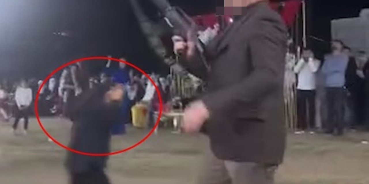 Düğünde Havaya Ateş Ettiği Anları Sosyal Medyada Paylaştı