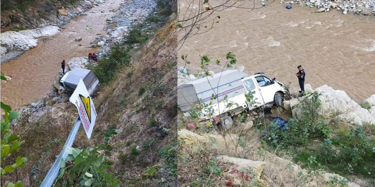 Giresun'da dereye devrilen kamyonetteki 1 kişi öldü, 3 kişi yaralandı