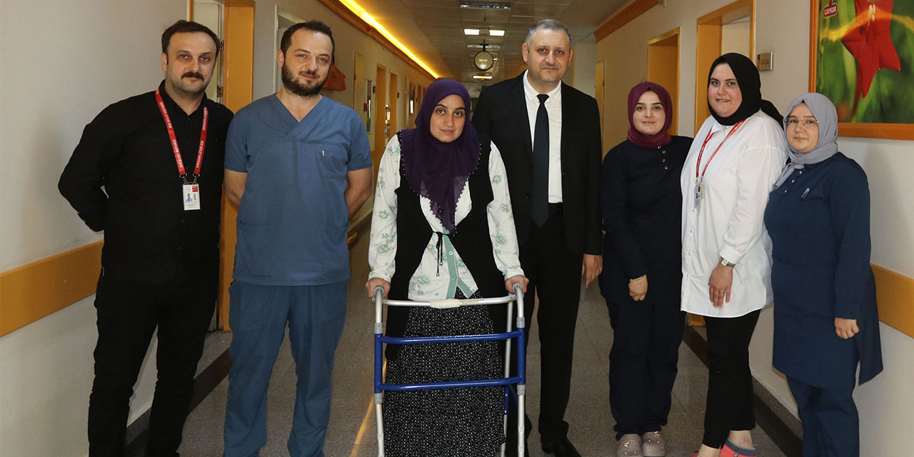 Rize'de trafik kazası sonrası ayaklarını kullanamayan hasta doku nakli ile sağlığına kavuştu