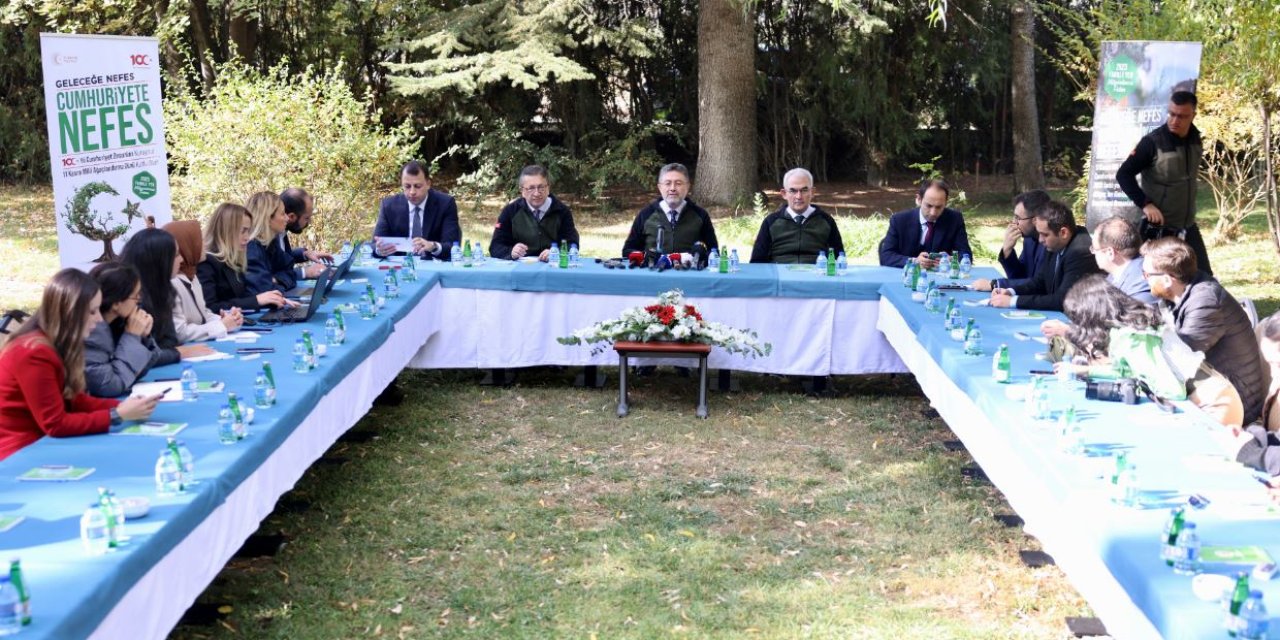 Bakan Yumaklı: 81 İlimizde Cumhuriyet Ormanları Kuracağız