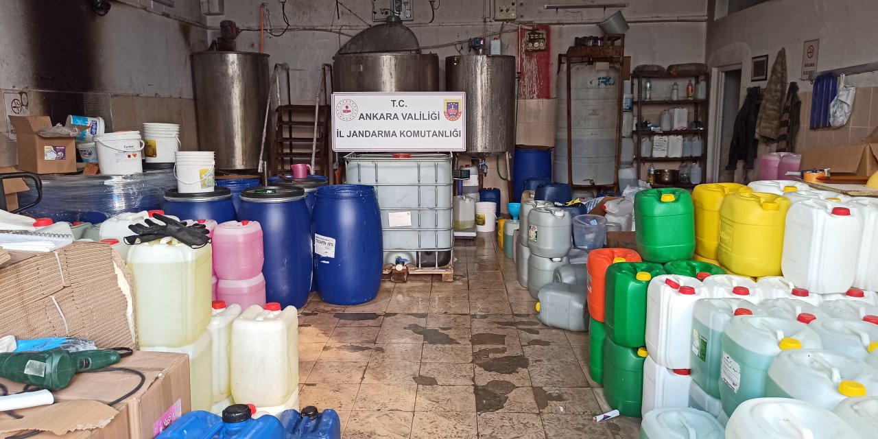 Ankara'da 20 Ton Sahte Deterjan Ele Geçirildi