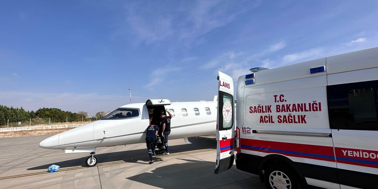 Mardin'de Ambulans Uçak, Hira Bebek İçin Havalandı