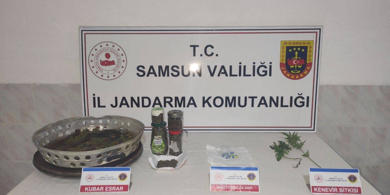 Kenevir Ekip, Esrar Üreten Şüpheliye Gözaltı