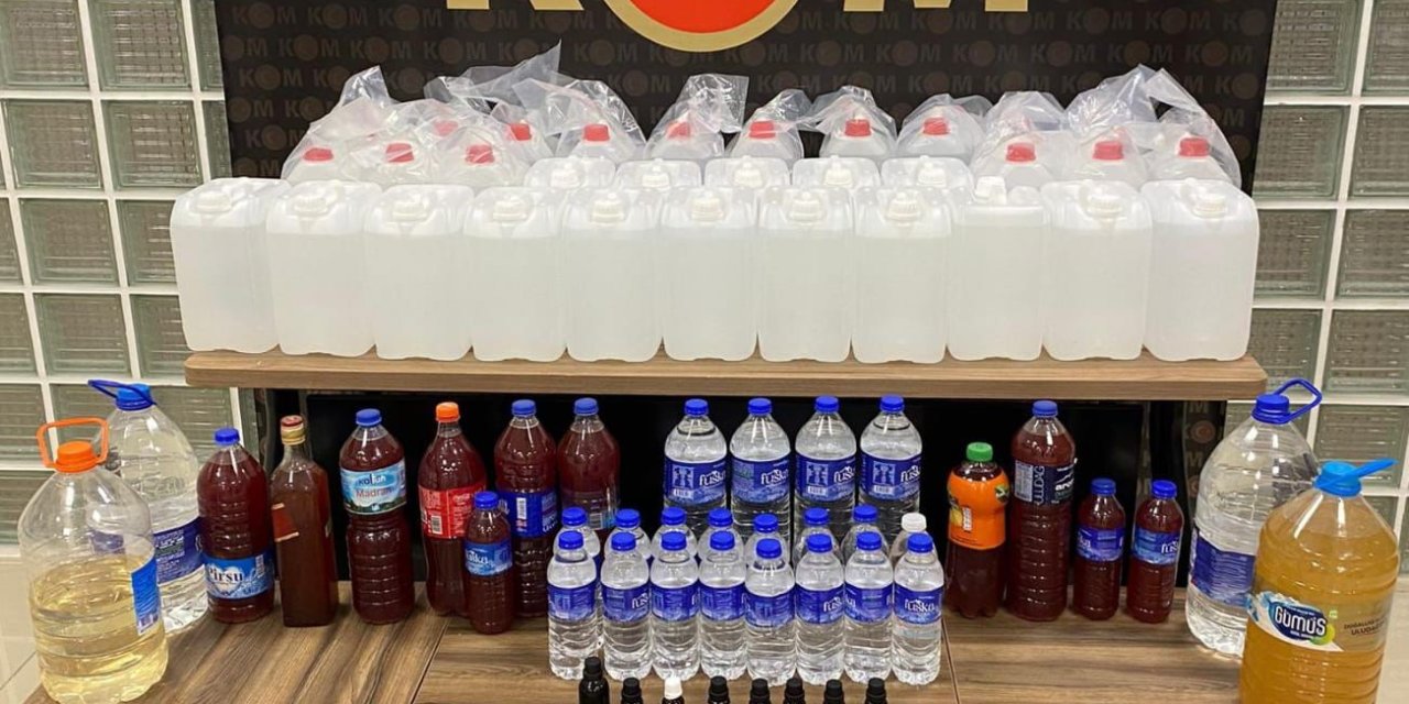 Manisa'da 'Sahte İçki' Operasyonu; 10 Gözaltı