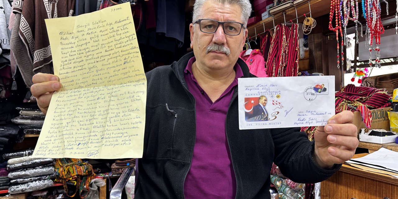 Rize'de Kanserden Ölen Babasından Ağlatan 100'üncü Yıl Mektubu