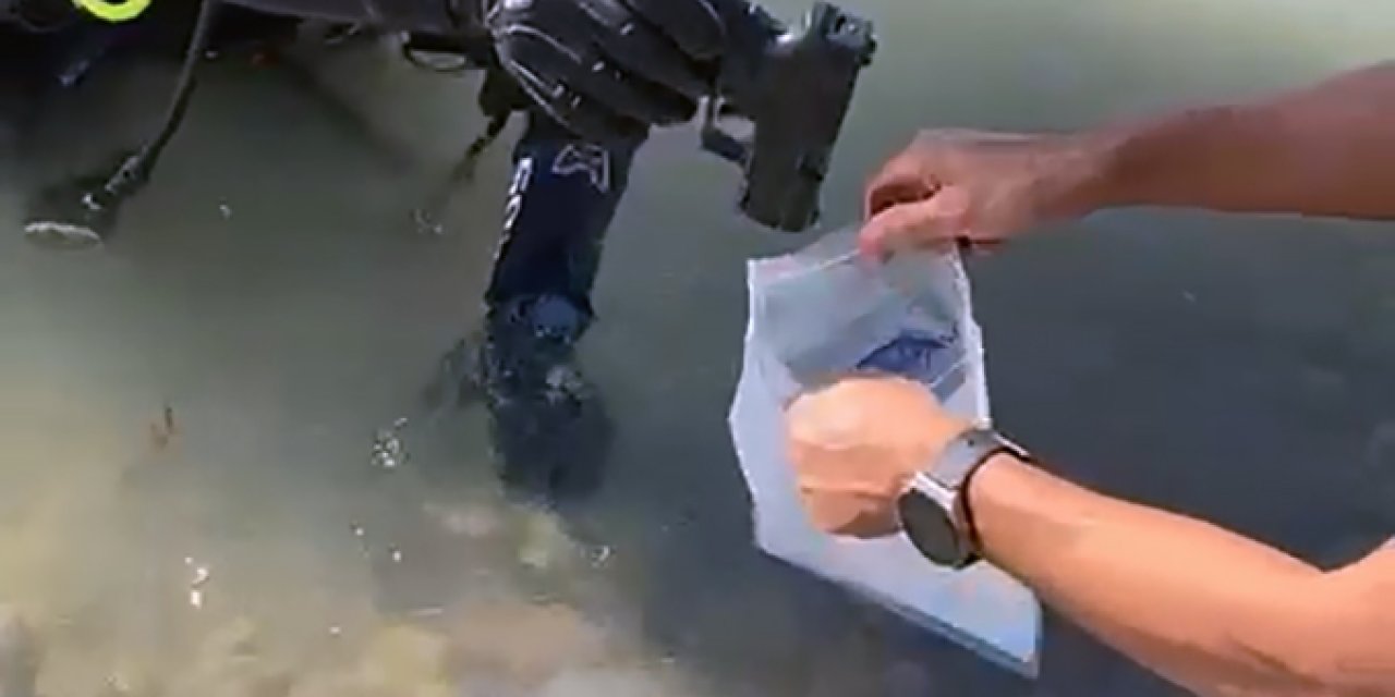 Polisten Kaçarken Baraj Gölüne Attığı Ruhsatsız Tabancayı Dalgıçlar Buldu