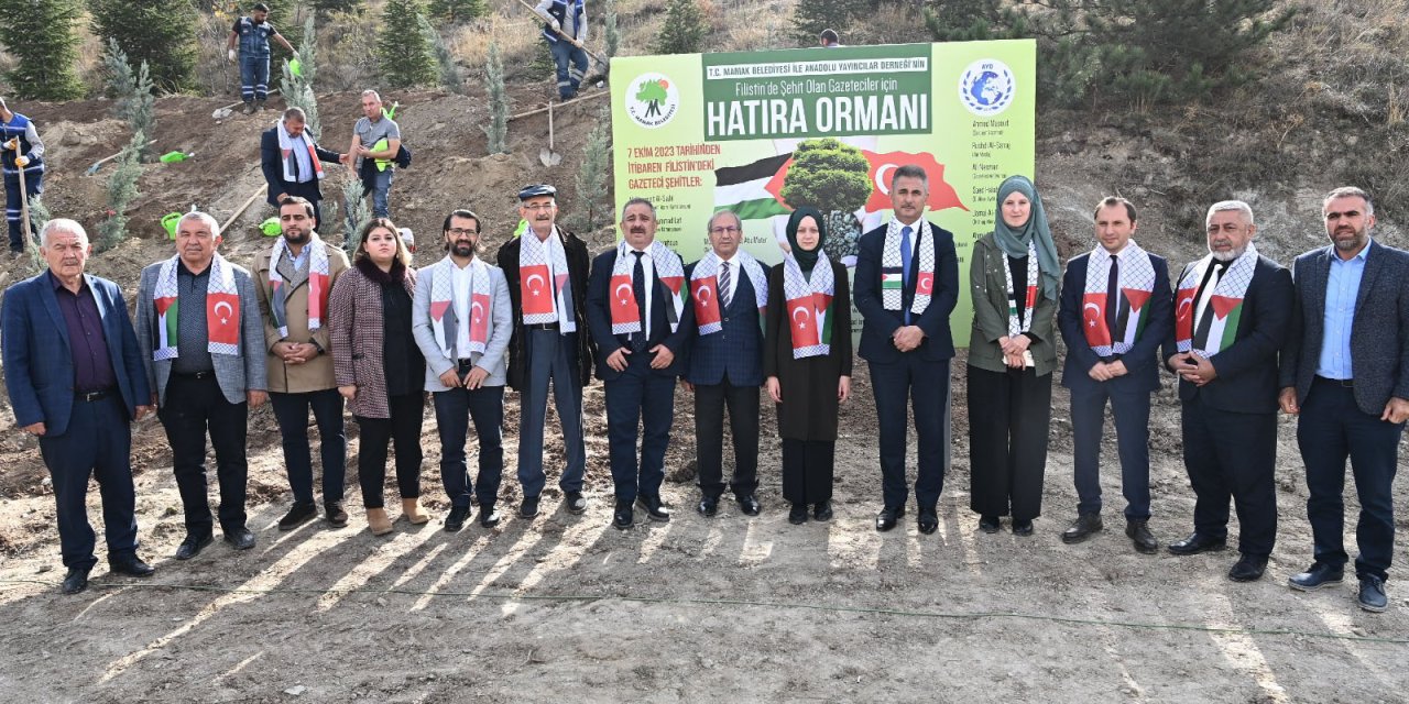 Filistin’de Şehit Olan Gazeteciler İçin Hatıra Ormanı Oluşturuldu