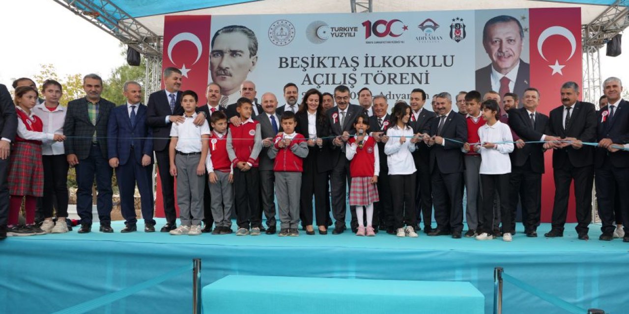 Beşiktaşlı Yöneticiler, Adıyaman Besni Beşiktaş İlkokulu'nun Açılışını Yaptı