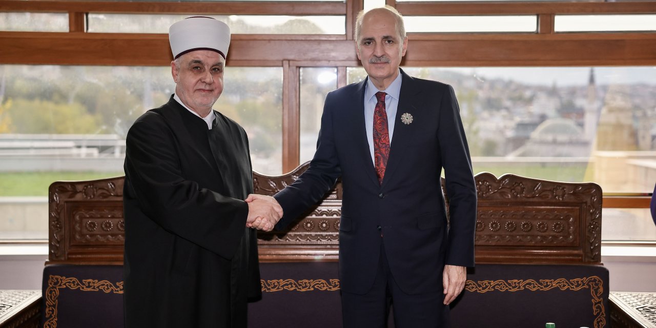 Kurtulmuş, Bosna-hersek İslam Birliği Başkanı Hüseyin Efendi Kavazoviç İle Görüştü