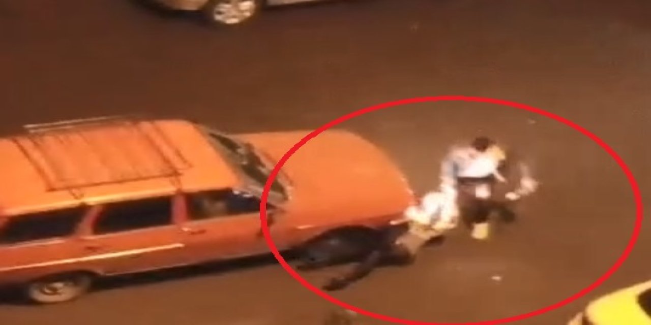 Sokakta Saçından Tuttuğu Kadını Sürükleyip, Darbetti; O Anlar Kamerada