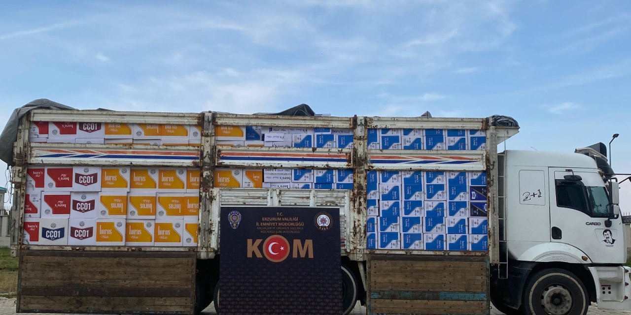 Erzurum'da, 3,5 Milyon Lira Değerinde Makaron Ele Geçirildi