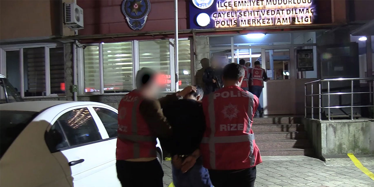 Rize'de hırsızlık yapan 2 yabancı uyruklu kişi tutuklandı