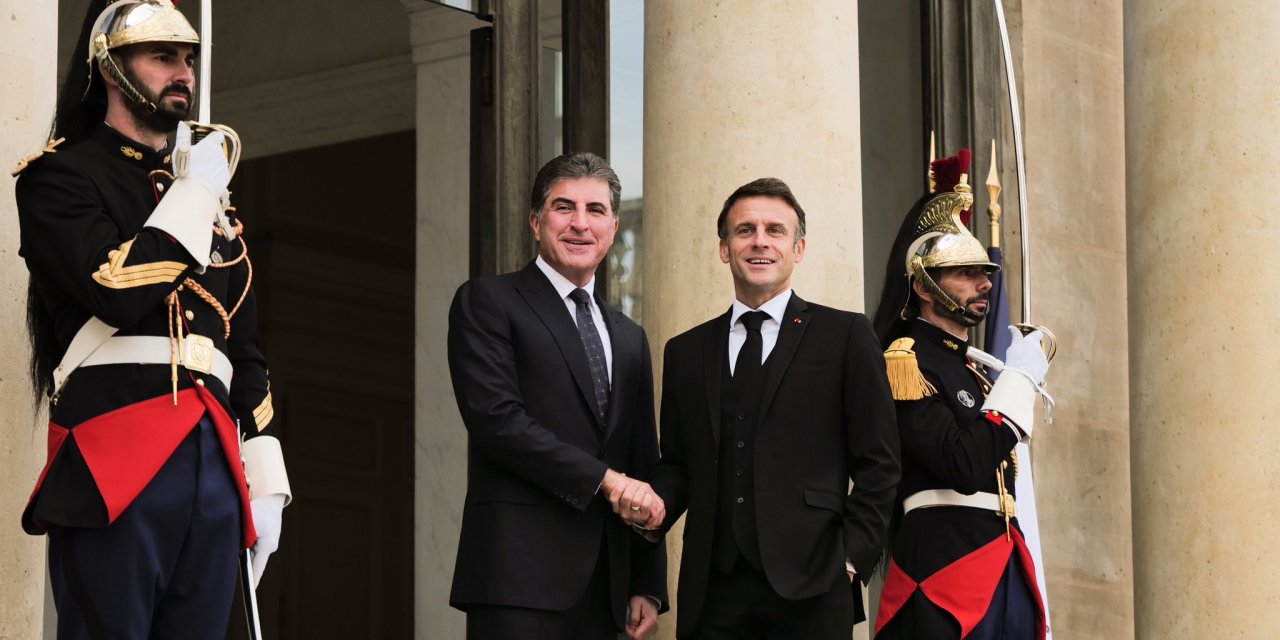 Macron, Barzani İle Görüştü