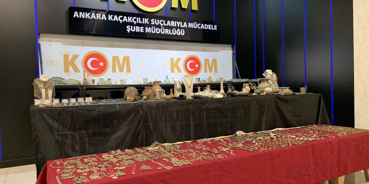 Ankara'da Tarihi Eser Operasyonu; Binlerce Sikke Ele Geçirildi